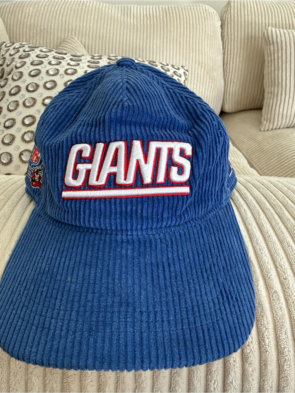 KITH X NFL New York Giants Corduroy SnapBack